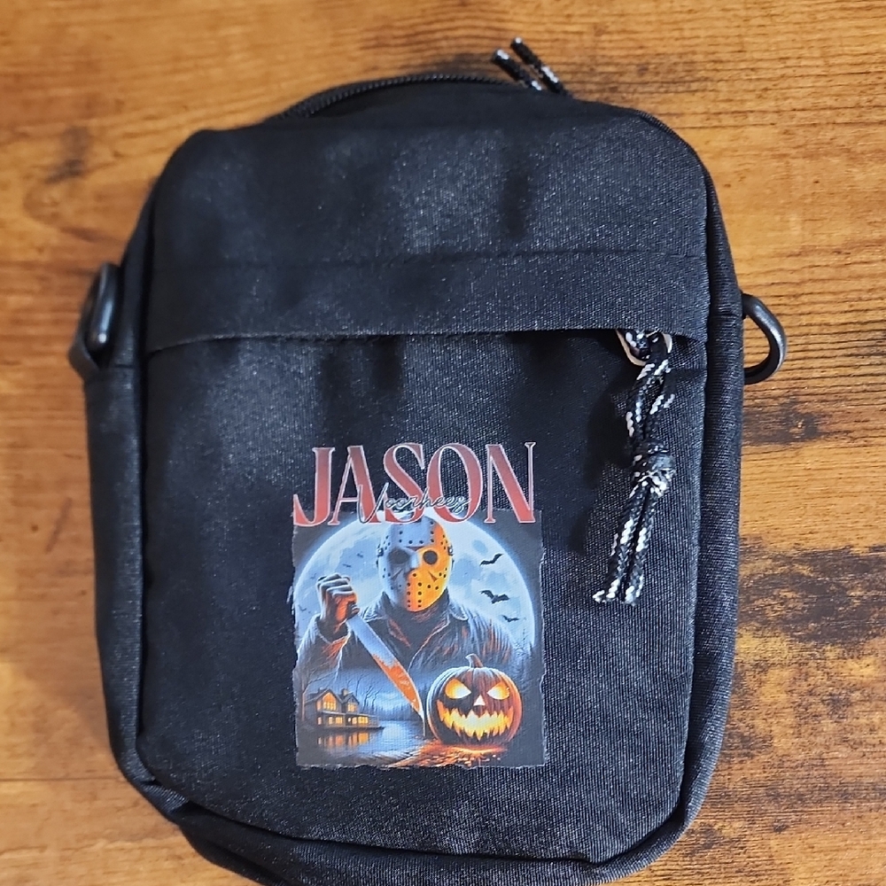 Jason Graphic Black Men's Belt Bag FP $13